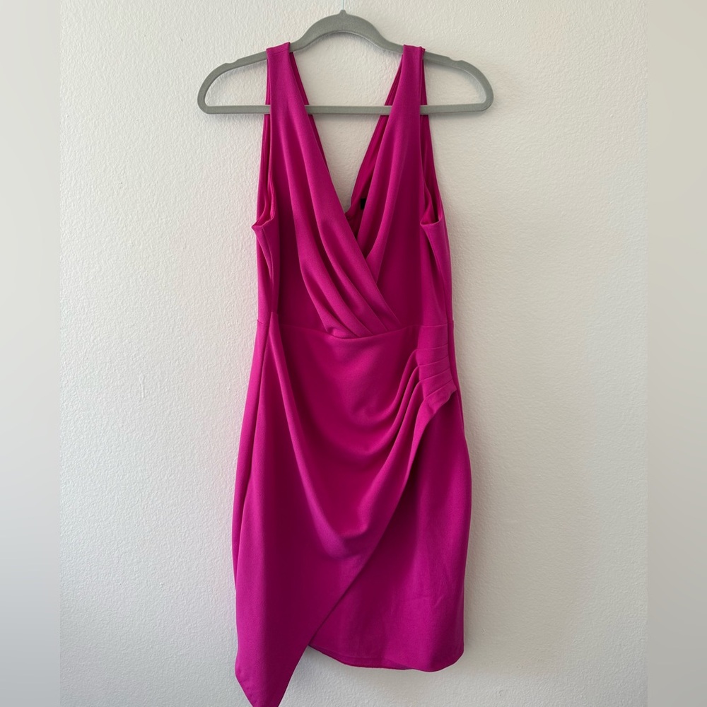 Guess Pink Draped Dress